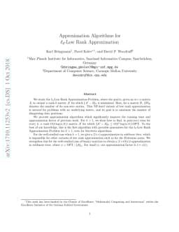 Approximation Algorithms for $\ell_0$-Low Rank Approximation