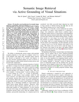 Semantic Image Retrieval via Active Grounding of Visual Situations