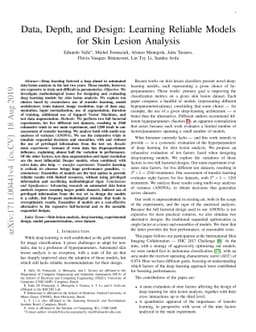 Data, Depth, and Design: Learning Reliable Models for Skin Lesion
  Analysis