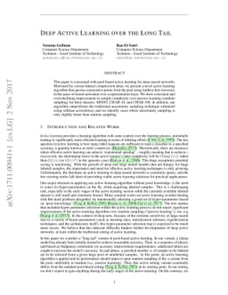 Deep Active Learning over the Long Tail