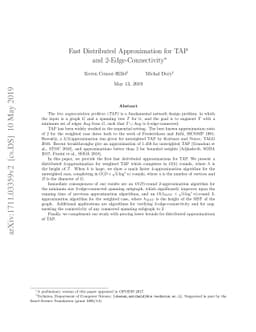 Fast Distributed Approximation for TAP and 2-Edge-Connectivity