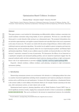 Optimization-Based Collision Avoidance