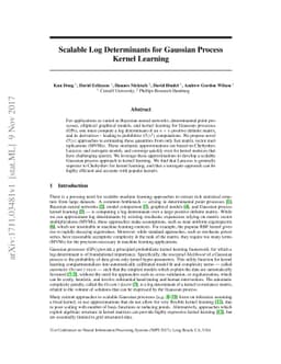 Scalable Log Determinants for Gaussian Process Kernel Learning