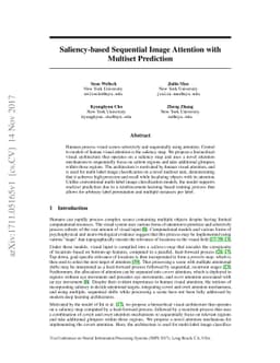 Saliency-based Sequential Image Attention with Multiset Prediction