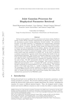 Joint Gaussian Processes for Biophysical Parameter Retrieval