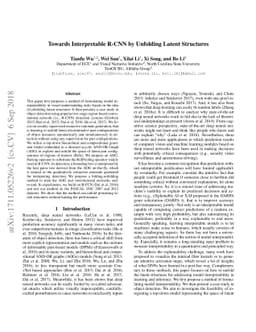 Towards Interpretable R-CNN by Unfolding Latent Structures