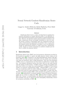 Neural Network Gradient Hamiltonian Monte Carlo