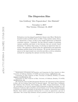 The Dispersion Bias