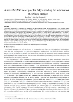 A Novel SDASS Descriptor for Fully Encoding the Information of 3D Local
  Surface