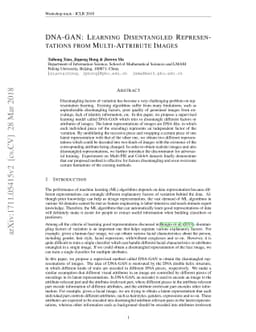 DNA-GAN: Learning Disentangled Representations from Multi-Attribute
  Images