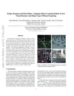 People, Penguins and Petri Dishes: Adapting Object Counting Models To
  New Visual Domains And Object Types Without Forgetting