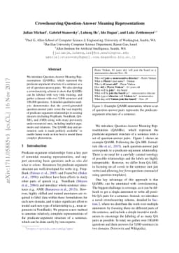 Crowdsourcing Question-Answer Meaning Representations