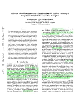 Gaussian Process Decentralized Data Fusion Meets Transfer Learning in
  Large-Scale Distributed Cooperative Perception