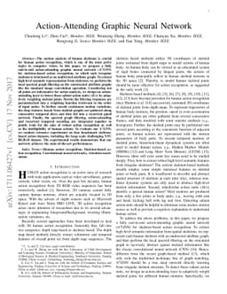 Action-Attending Graphic Neural Network
