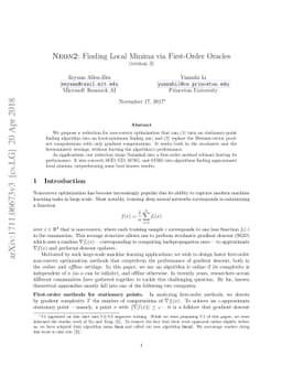 Neon2: Finding Local Minima via First-Order Oracles
