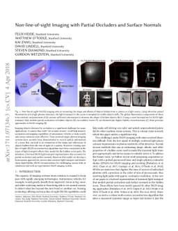 Non-line-of-sight Imaging with Partial Occluders and Surface Normals