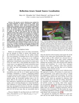 Reflection-Aware Sound Source Localization