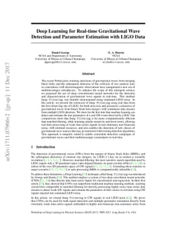Deep Learning for Real-time Gravitational Wave Detection and Parameter
  Estimation with LIGO Data
