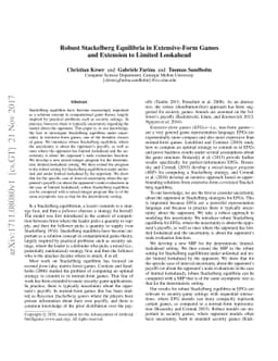 Robust Stackelberg Equilibria in Extensive-Form Games and Extension to
  Limited Lookahead