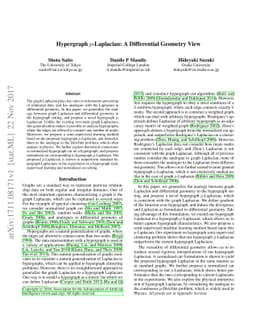 Hypergraph $p$-Laplacian: A Differential Geometry View