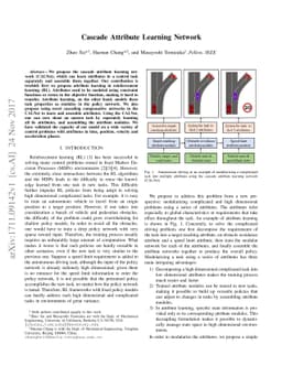 Cascade Attribute Learning Network