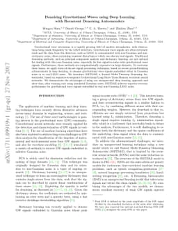 Denoising Gravitational Waves using Deep Learning with Recurrent
  Denoising Autoencoders
