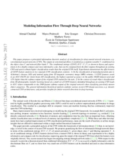 Modeling Information Flow Through Deep Neural Networks