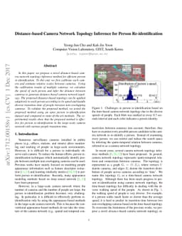 Distance-based Camera Network Topology Inference for Person
  Re-identification