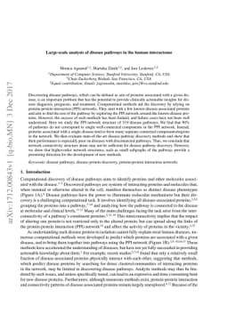 Large-scale analysis of disease pathways in the human interactome