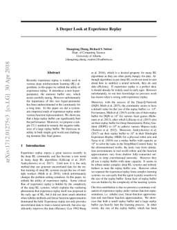 A Deeper Look at Experience Replay