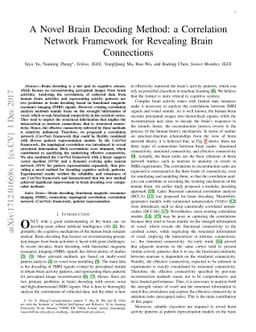 A Novel Brain Decoding Method: a Correlation Network Framework for
  Revealing Brain Connections