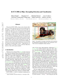 R-FCN-3000 at 30fps: Decoupling Detection and Classification