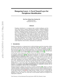 Hungarian Layer: Logics Empowered Neural Architecture