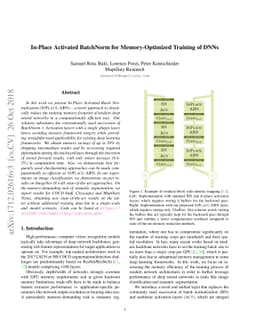 In-Place Activated BatchNorm for Memory-Optimized Training of DNNs