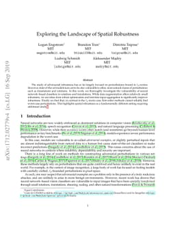 Exploring the Landscape of Spatial Robustness
