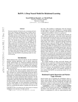 RelNN: A Deep Neural Model for Relational Learning