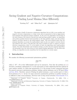 Saving Gradient and Negative Curvature Computations: Finding Local
  Minima More Efficiently