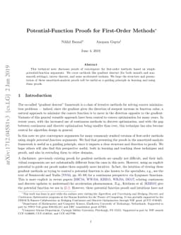 Potential-Function Proofs for First-Order Methods
