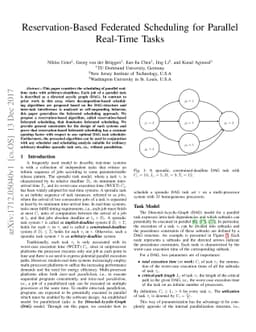 Reservation-Based Federated Scheduling for Parallel Real-Time Tasks