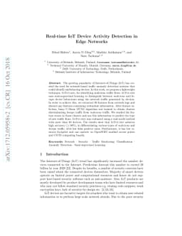 Toward Secure Edge Networks Taming Device to Device (D2D) Communication
  in IoT