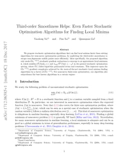 Third-order Smoothness Helps: Even Faster Stochastic Optimization
  Algorithms for Finding Local Minima