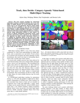 Track, then Decide: Category-Agnostic Vision-based Multi-Object Tracking