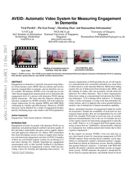 AVEID: Automatic Video System for Measuring Engagement In Dementia