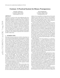 Contour: A Practical System for Binary Transparency