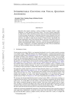 Interpretable Counting for Visual Question Answering