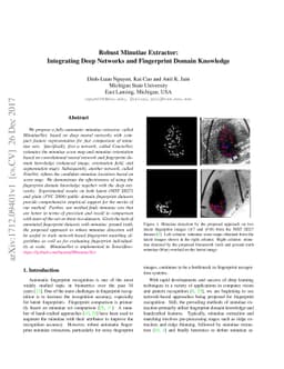 Robust Minutiae Extractor: Integrating Deep Networks and Fingerprint
  Domain Knowledge