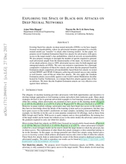 Exploring the Space of Black-box Attacks on Deep Neural Networks