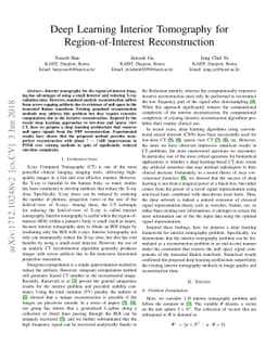 Deep Learning Interior Tomography for Region-of-Interest Reconstruction
