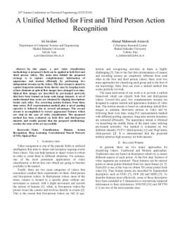 A Unified Method for First and Third Person Action Recognition