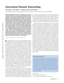 Generalized Network Dismantling